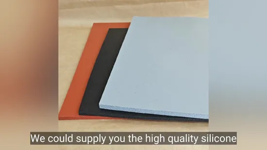 Rolling Silicone Rubber Sheet Customized High Temperature Resistant Soft Red Black White Grey Silicone Foam Sheet