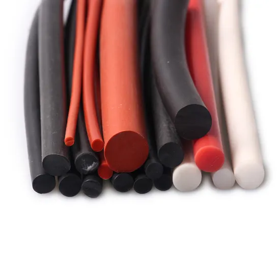 High Quality Customized Solid Silicone O Ring Cord EPDM FKM Rubber Cord Seals 