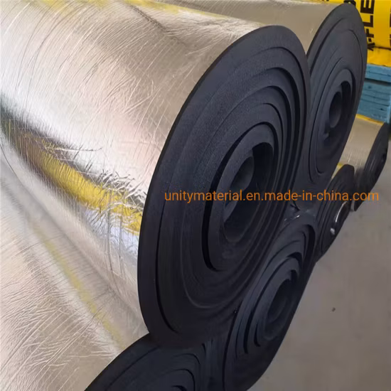 Hot Selling High Quality Aluminum Foil Rubber Plastic Insulation Board Polyethylene Aluminum Foil Surface Rubber Sheet with Better Price